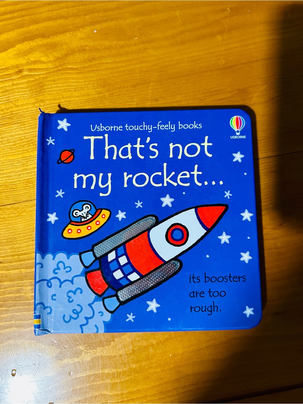 (3/$10) That’s not my rocket… usborne touchy feely board book